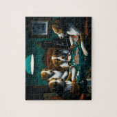 Hunde-Poker-Spiel Puzzle (Vertikal)