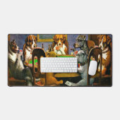 Hunde Poker spielen, C.M. Coolidge, Schreibtischunterlage (Tastatur & Maus)
