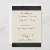 Hunde Poker von C.M. Coolidge Einladung (Rückseite)