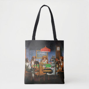 Hunde Poker von C.M. Coolidge Tasche