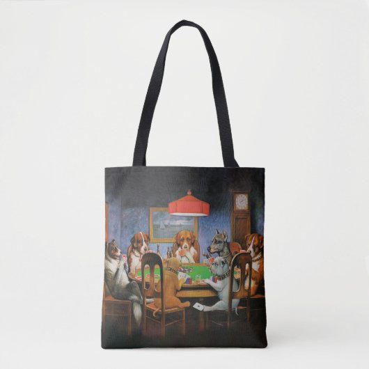 Hunde Poker von C.M. Coolidge Tasche (Vorderseite)