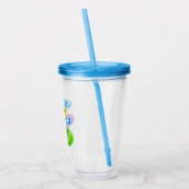 Hunde-Poolparty Acryltrinkbecher (Links)