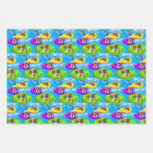 Hunde-Poolparty Geschenkpapier Set (Vorderseite 2)