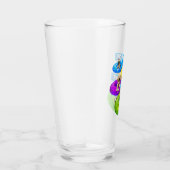 Hunde-Poolparty Glas (Rechts)