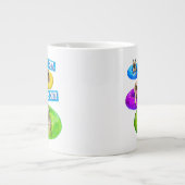 Hunde-Poolparty Jumbo-Tasse (Vorderseite)