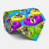 Hunde-Poolparty Krawatte (Gerollt)