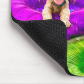 Hunde-Poolparty Mousepad (Ecke)