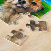 Hunde-Poolparty Puzzle (Seite)
