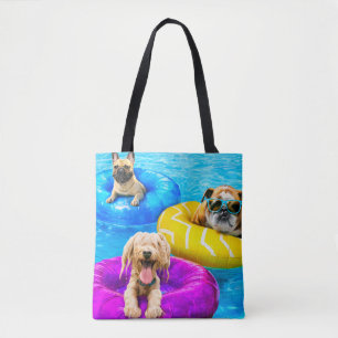 Hunde-Poolparty Tasche