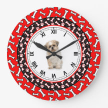 Hunde-Portrait-Dog-Knochen-Niedlich-Fibelrahmen