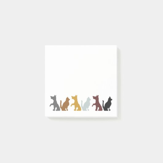 Hunde Post-it Klebezettel (Vorderseite)