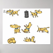 Hunde Poster (Vorne)