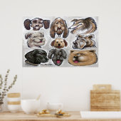 Hunde Poster (Küche)