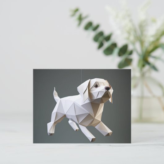 Hunde Postkarte (Stehend Vorderseite)