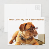 Hunde-Postkarte buchen Postkarte (Vorne/Hinten)