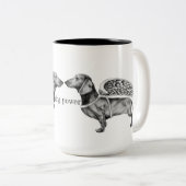 Hunde Power Tasse (VorderseiteRechts)