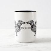 Hunde Power Tasse (Mittel)