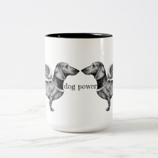 Hunde Power Tasse (Mittel)