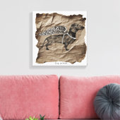 Hunde-Power-Wandkunst Leinwanddruck (Insitu (Wohnzimmer))