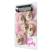 Hunde Prinzessin in Tiaras Mini Klemmbrett (Gewinkelt2)