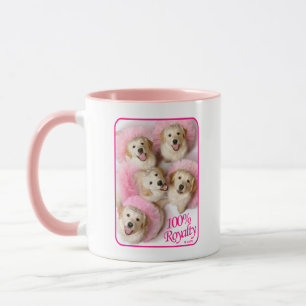 Hunde Prinzessin in Tiaras Tasse
