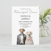 Hunde Probe Einladung (Stehend Vorderseite)