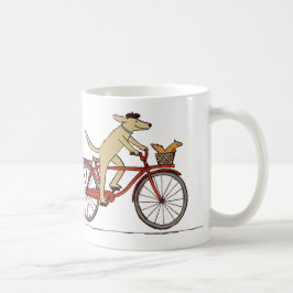 Hunde Rad mit Eichhörnchen - Süße Tier Art Kaffeetasse