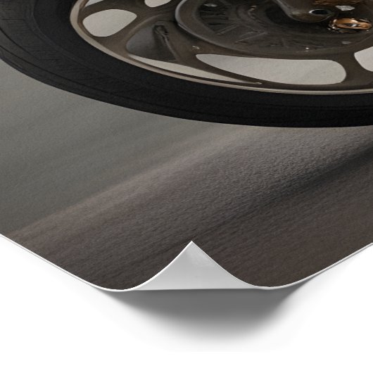 Hunde-Rad Poster (Ecke)