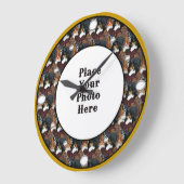 Hunde rahmen Ihr Foto an der Uhr (Winkel)