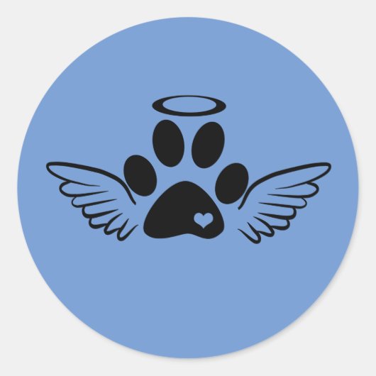 Hunde-Rainbow-Brücke Runder Aufkleber (Vorderseite)