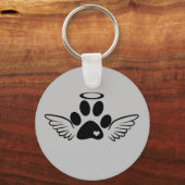 Hunde-Rainbow-Brücke Schlüsselanhänger (Vorderseite)