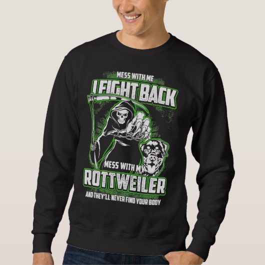 Hunde Rasse Rottweiler Hund Lover Sweatshirt (Vorderseite)
