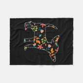 Hunde Rasse Weibchen Frauen Niedliches Tier Chi sc Fleecedecke (Vorderseite (Horizontal))