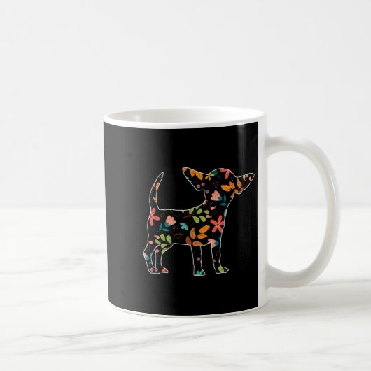 Hunde Rasse Weibchen Frauen Niedliches Tier Chi sc Kaffeetasse (Rechts)