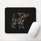 Hunde Rasse Weibchen Frauen Niedliches Tier Chi sc Mousepad (Mit Mouse)