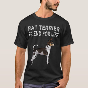 Hunde Rat Terrier Friend für Life Dog Freundschaft T-Shirt