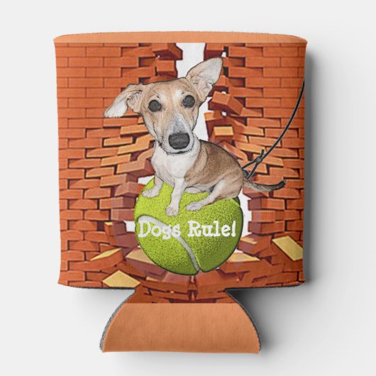Hunde-Regel! Dosenkühler (Rückseite)