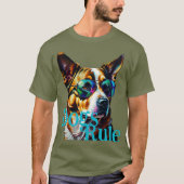 Hunde Regel Hunde tragen Sonnenbrille T-Shirt (Vorderseite)