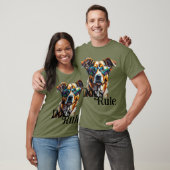 Hunde Regel Hunde tragen Sonnenbrille T-Shirt (Unisex)