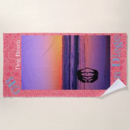 Hunde-Regel! Strandtuch