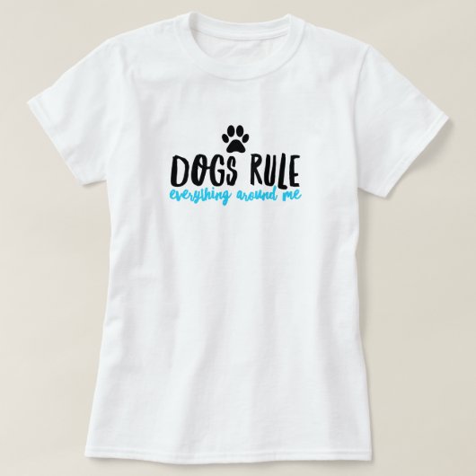 Hunde-Regel-T - Shirt (Design vorne)