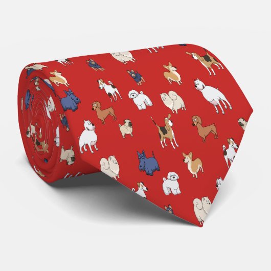 Hunde reichlich! krawatte (Gerollt)