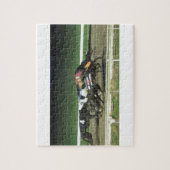 Hunde rennen Windhund Sportbild Puzzle (Vertikal)