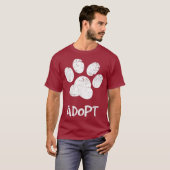 Hunde retten - T-Shirt Adoptierend Hunde - Adoptio (Vorne ganz)