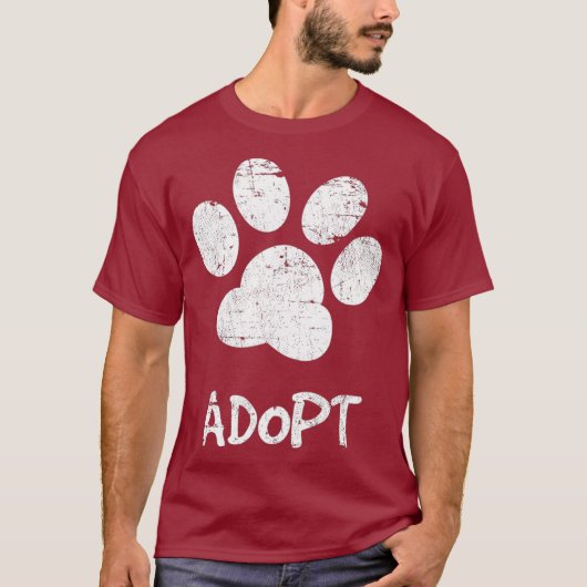 Hunde retten - T-Shirt Adoptierend Hunde - Adoptio (Vorderseite)