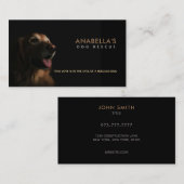 Hunde-Rettungspakete Visitenkarten Visitenkarte (Vorne/Hinten)