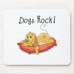 Hunde Rock Tshirts und Geschenke Mousepad
