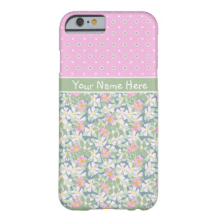 Hunde Rose auf Marine, Polka Dots: Slim iPhone 6 F Barely There iPhone 6 Hülle