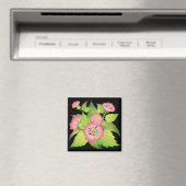 Hunde Rose Magnet (In Situ (Geschirrspüler))