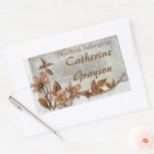 Hunde Rose Personalisiert Ex Libris Stickers (Umschlag)
